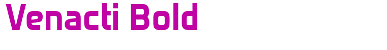 Venacti Bold